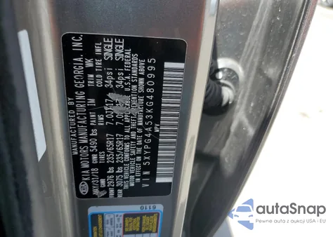 2019 Kia Sorento Lx z USA, uszkodzony, nr VIN 5XYPG4A53KG480995